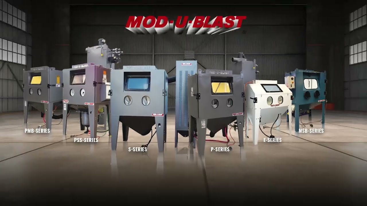 Mod-U-Blast Pressure Series Sandblasting Cabinet