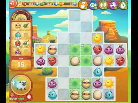 Farm Heroes Saga Level 92 3 Stars NO BOOSTERS!