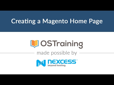 Magento 2 Beginner Class Lesson 23 Creating a Magento Home Page