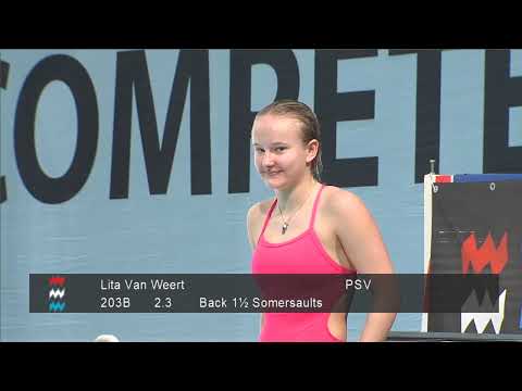 Girls A 1m final - Eindhoven Diving Cup 2025