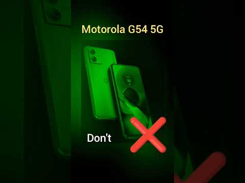 Don't Buy Motorola G54 : 3 Big Problems ❌