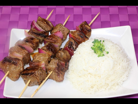 Homemade Beef Kebabs - How to Make Beef Kebabs at Home