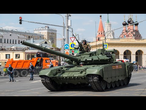 Генеральная репетиция Парада Победы 2022 в Москве - техника