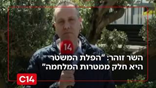 השר זוהר: "הפלת המשטר היא חלק ממטרות המלחמה" (חדשות ערוץ 14) - התמונה מוצגת ישירות מתוך אתר האינטרנט יוטיוב. זכויות היוצרים בתמונה שייכות ליוצרה. קישור קרדיט למקור התוכן נמצא בתוך דף הסרטון