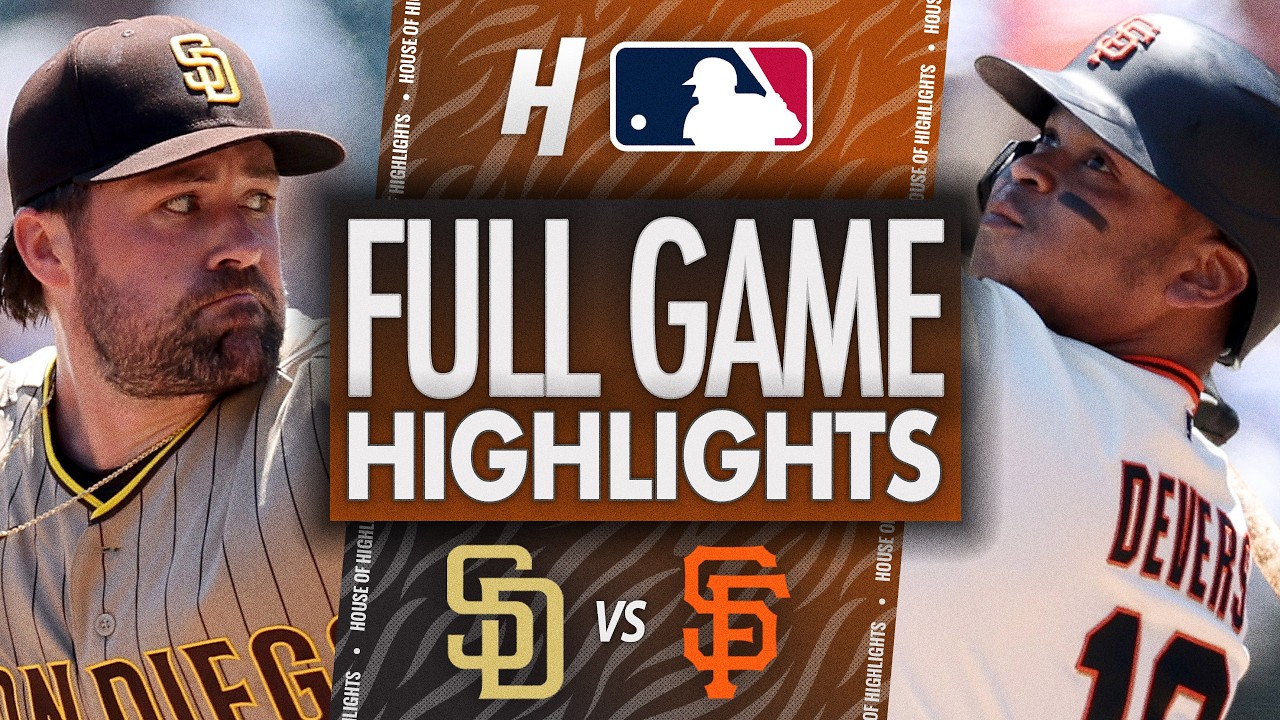 ⚾ [MLB] 샌디에이고 파드리스 vs 샌프란시스코 자이언츠 하이라이트