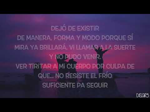 Beret   Dejó de existir LETRA