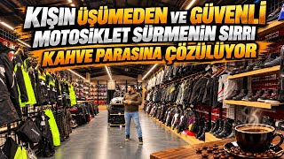 Kahve Parasına Kışın Üşümeden Ve Güvenli Motosiklet Sürebilirsin / Trafikte Ömrü