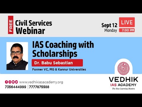 IAS Coaching with Scholarship | Dr Babu Sebastian