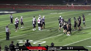 9-11-20 Farmington Knights Football Vs Sikeston Senior Night