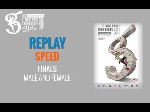 IFSC Climbing World Championships Gijón 2014 - Speed - Final - Men/Women