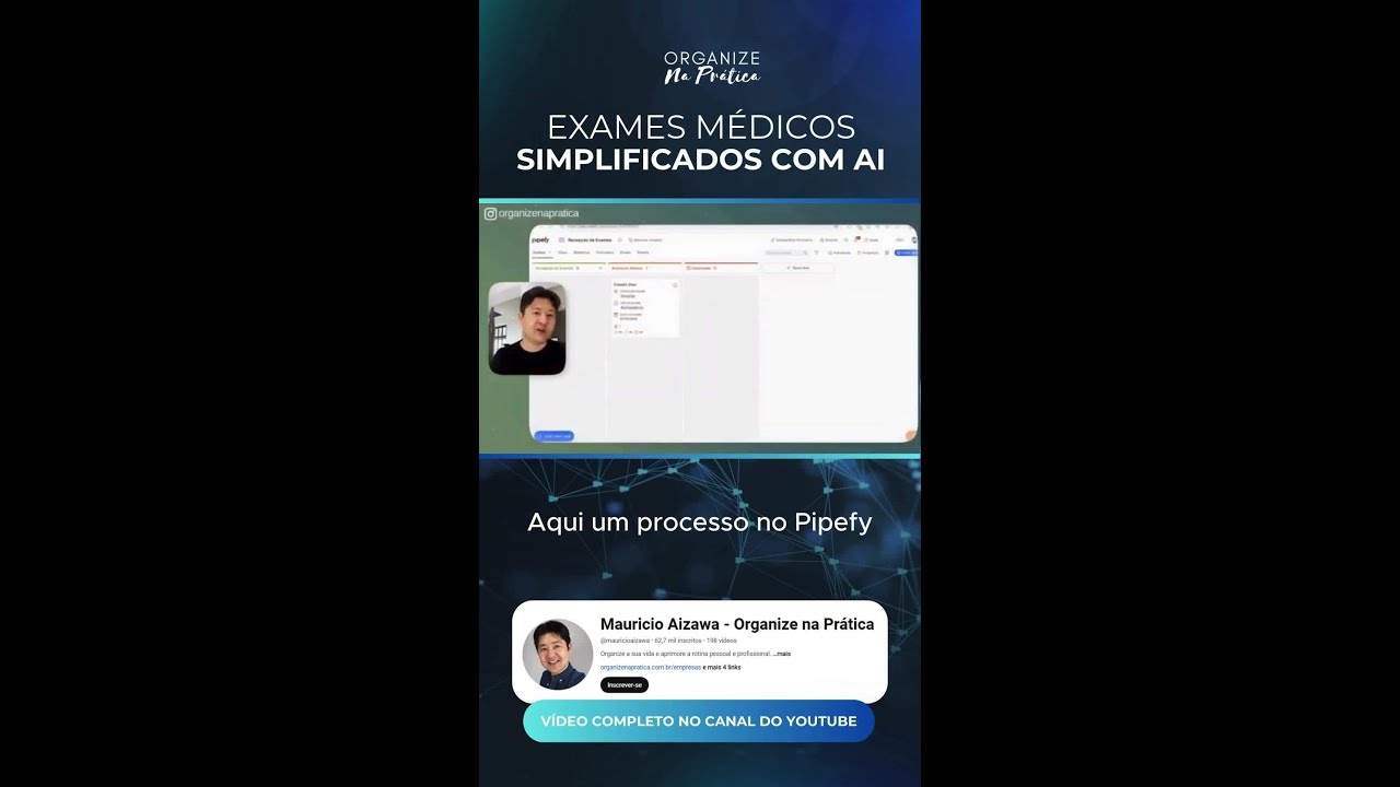No vídeo de hoje, apresentamos uma solução prática para agilizar a gestão de exames médicos e tornar