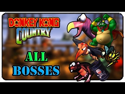 Donkey Kong Country - All Boss Fights + 101% Ending [SNES]