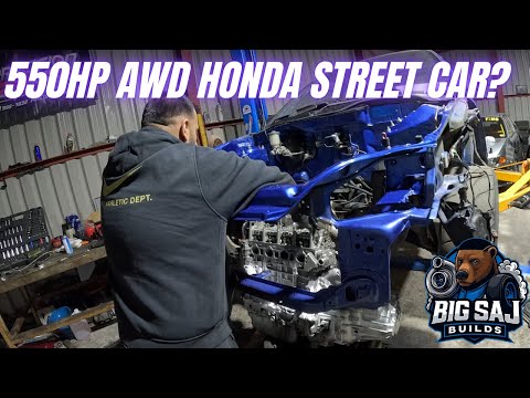 Work Begins On The AWD Honda Civic | 550hp Street Car? | Big Man Ting Performance