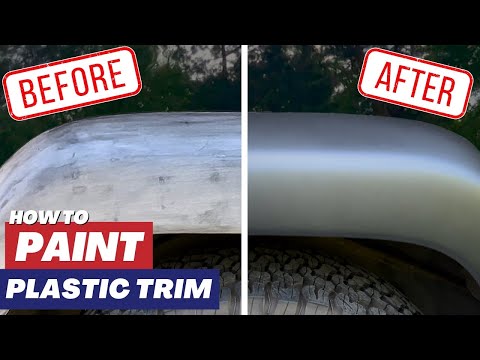 How To Paint Plastic Trim