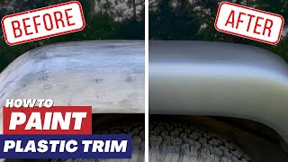 How To Paint Plastic Trim