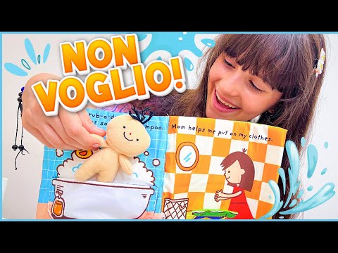 Susanna non vuole fare il bagno! Libro interattivo