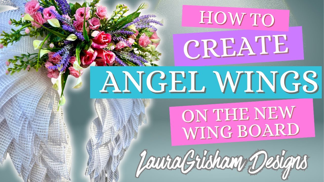 How to:  Create Amazing ANGEL WINGS on the NEW Wing Board with Predrilled Holes & Numbers!