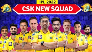 IPL 2022 - Chennai Super Kings Full Squad | csk 2022 squad