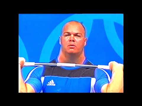 Milen Dobrev 220 kg Clean and Jerk 2004 OG