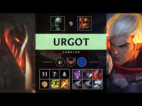 Urgot Jungle vs Jarvan IV - EUW Grandmaster Patch 25.14