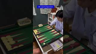 Oliver Squire and Takahiro No are getting ready for UBC Japan. #backgammon