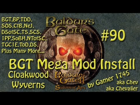 Let's Play Baldur's Gate Trilogy Mega Mod Part 90 - Cloakwood Wyverns