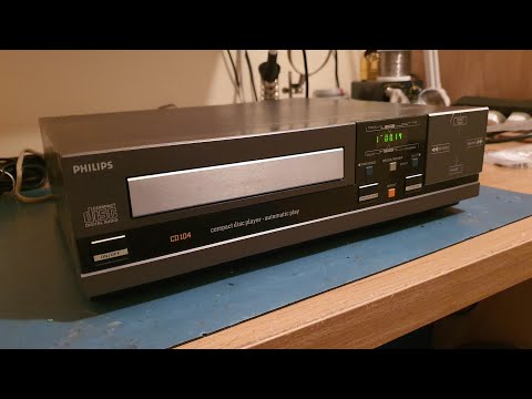 Philips CD-104 servicing tips on my own modified NOS unit.
