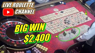 🔴LIVE ROULETTE |🚨 BIG WIN 💲2.400 In Las Vegas Casino 🎰 Light Session Exclusive ✅ 2023-06-05 Video Video