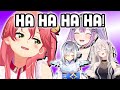 Contagious Laugh, They Laugh, You Laugh 【Hololive Clip】 Botan, Towa, Kanata, Miko