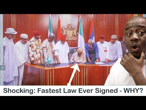 The Quickest Signed Law in Nigeria’s History | Tinubu Shocked Nigerians — But Why?