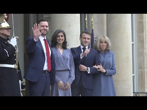 French President Macron welcomes US Vice-President Vance in Paris | AFP