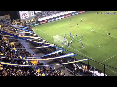 "Boca Fluminense Lib12 / Nosotros alentamos" Barra: La 12 &bull; Club: Boca Juniors &bull; País: Argentina