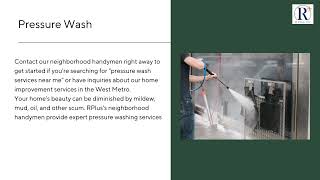 Outdoor Exterior Handyman Services