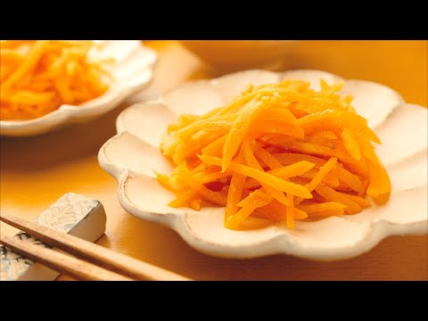 【材料1つ】バターとごまの風味がヤバい『やみつきにんじん』