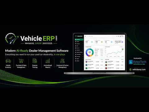 VehicleERP - A cloud-based Used Car Business Management Software