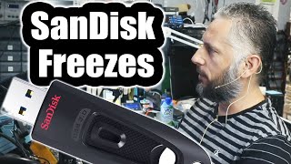 SanDisk Flash Drive Not recognized Freezes - Is it repairable ?