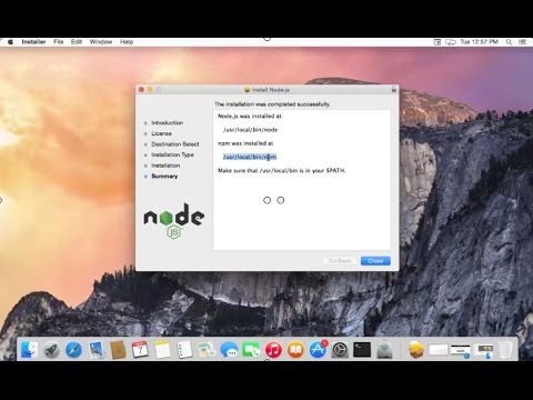 How to Install Node js on Mac OS
