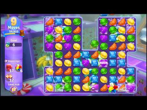 Wonka's World of Candy Level 618 - NO BOOSTERS + FULL STORY 🍫 | SKILLGAMING ✔️