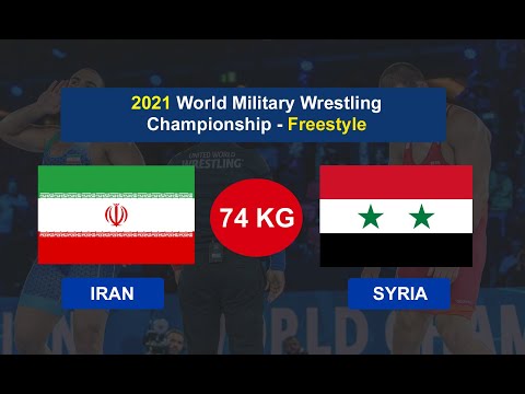 Iran vs Syria - 2021 World Military Wrestling Championship - Freestyle - 74 KG