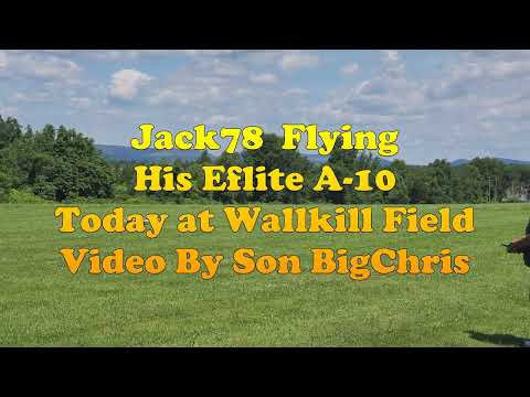Jack78 Flying His A 10 in high winds
