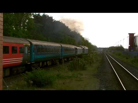 Half an Hour at (32) - Prestatyn Station DRS ATW Virgin Class 47 158 175 221