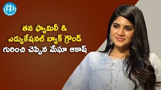 Actress Megha Akash about her family & educati