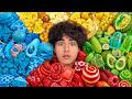 I Ate Rare Food in Every Color!