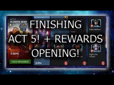 Free to Play Act 5 Completion + Crystal Opening (Marvel Contest of Champions)