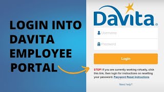 How To Login DaVita Employee Portal Account Online 2022