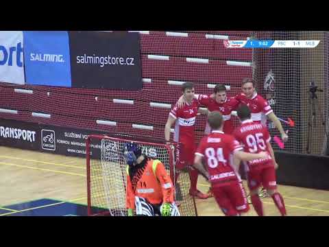 Highlights 4. kola Tipsport Superligy: Sokol Pardubice – Technology Florbal Mladá Boleslav