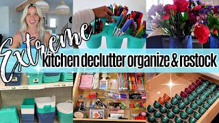 Ultimate Kitchen Reset 🌿 Clean, Declutter, Organize + Grocery Haul!