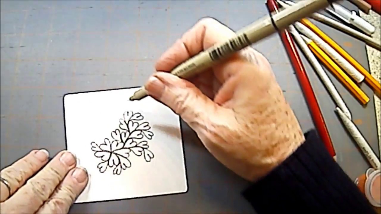 Luv A Tangle Pattern Lesson #134