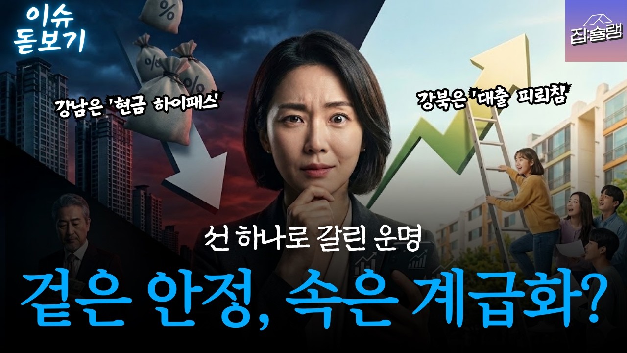 정부가 그은 '선' 하나에 집값 커트라인이 쑥? 중산층이 서울 아파트와 이별하는 진짜 이유 🚫