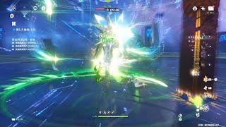 原神　６月螺旋攻略してきました。星３６取れました！
